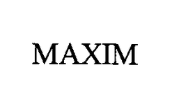 MAXIM trademark