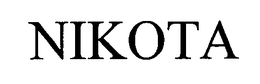 NIKOTA trademark