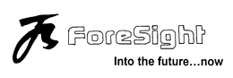 FS FORESIGHT INTO THE FUTURE...NOW trademark