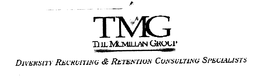 TMG THE MCMILLAN GROUP DIVERSITY RECRUITING & RETENTION CONSULTING SPECIALISTS trademark