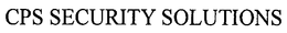 CPS SECURITY SOLUTIONS trademark