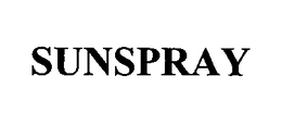 SUNSPRAY trademark