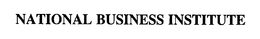 NATIONAL BUSINESS INSTITUTE trademark