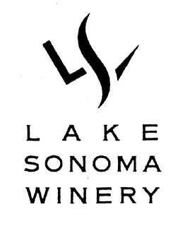 LSW LAKE SONOMA WINERY trademark