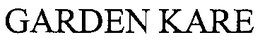 GARDEN KARE trademark