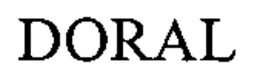 DORAL trademark