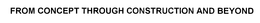 FROM CONCEPT THROUGH CONSTRUCTION AND BEYOND trademark