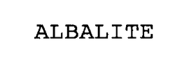 ALBALITE trademark
