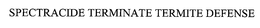 SPECTRACIDE TERMINATE TERMITE DEFENSE trademark