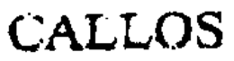 CALLOS trademark