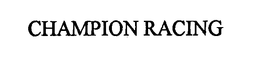 CHAMPION RACING trademark