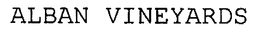 ALBAN VINEYARDS trademark