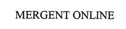 MERGENT ONLINE trademark