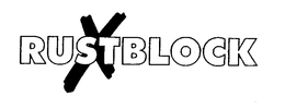 X RUSTBLOCK trademark