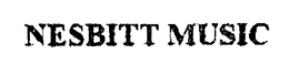 NESBITT MUSIC trademark