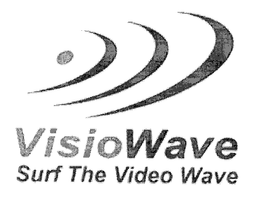 VISIOWAVE SURF THE VIDEO WAVE trademark