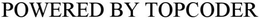POWERED BY TOPCODER trademark