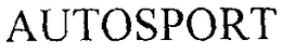AUTOSPORT trademark