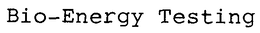 BIO-ENERGY TESTING trademark