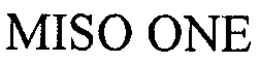 MISO ONE trademark