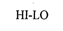HI-LO trademark