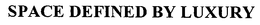 SPACE DEFINED BY LUXURY trademark