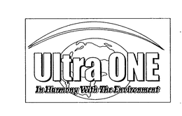 ULTRA ONE IN HARMONY WITH THE ENVIRONMENT trademark
