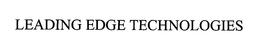 LEADING EDGE TECHNOLOGIES trademark