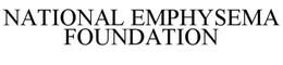 NATIONAL EMPHYSEMA FOUNDATION trademark