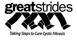 GREATSTRIDES TAKING STEPS TO CURE CYSTIC FIBROSIS trademark