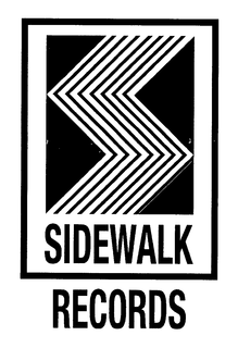 SIDEWALK RECORDS trademark