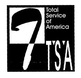 TOTAL SERVICE OF AMERICA TSA trademark