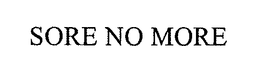 SORE NO MORE trademark