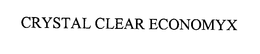CRYSTAL CLEAR ECONOMYX trademark