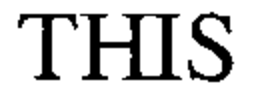 THIS trademark