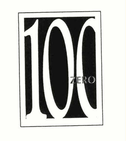100 ZERO trademark