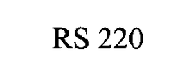 RS 220 trademark