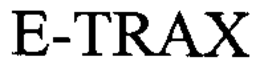 E-TRAX trademark