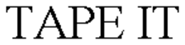 TAPE IT trademark