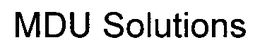 MDU SOLUTIONS trademark