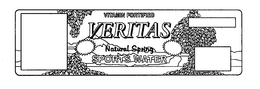 VITAMIN FORTIFIED VERITAS NATURAL SPRING SPORTS WATER trademark