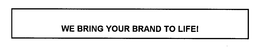WE BRING YOUR BRAND TO LIFE! trademark