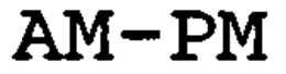 AM/PM trademark