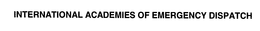 INTERNATIONAL ACADEMIES OF EMERGENCY DISPATCH trademark