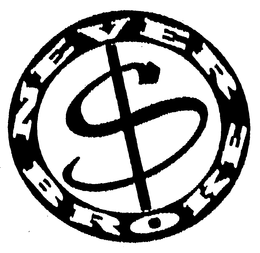 NEVER BROKE trademark
