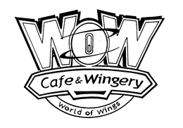 WOW WORLD OF WINGS CAFE & WINGERY trademark