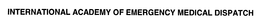 INTERNATIONAL ACADEMY OF EMERGENCY MEDICAL DISPATCH trademark