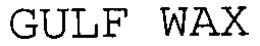 GULF WAX trademark