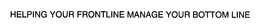HELPING YOUR FRONTLINE MANAGE YOUR BOTTOM LINE trademark