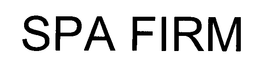SPA FIRM trademark